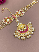 Traditional Jadau Bridal Sheeshphool With Tikka By Gehna Shop Matha Patti